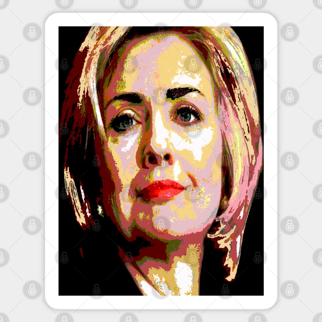 HILLARY Sticker by Overthetopsm